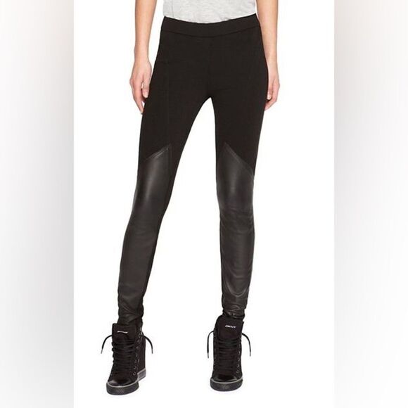 BCBGMAXAZRIA Francisco Faux Leather Legging Size XS - Picture 1 of 7